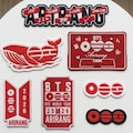 BTS World Tour Patches | ARMY Kpop Embroidered Iron/Sew On Concert Patch Set | Fan Gift Merch