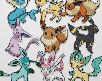 Fox Embroidered Iron-On Patches | Anime Style Cartoon Animal Sew-On Patch for Bags, Jackets & Cosplay