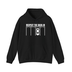 Auto Lover Hoodie, Back in Parking for Vehicle Enthusiasts, Cotton Pullover