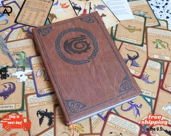Dragon Book Journal, Handmade Book of Dragons, Gift for Dragon Lovers, Fantasy Collector Gift