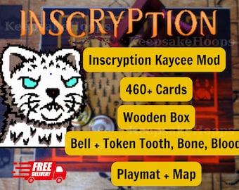 Inscryption Card Game • Kaycee's Mod Card Game • 460+ Cards • With Playmat and Map • Trading Card Games • Stoat Card • Cryptid (Updated!)