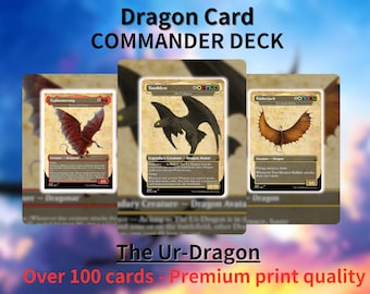 How to Train Your Dragon Commander Deck • Unleash the Power of Toothless • Custom MTG Proxy Card • Collector’s Edition Gift