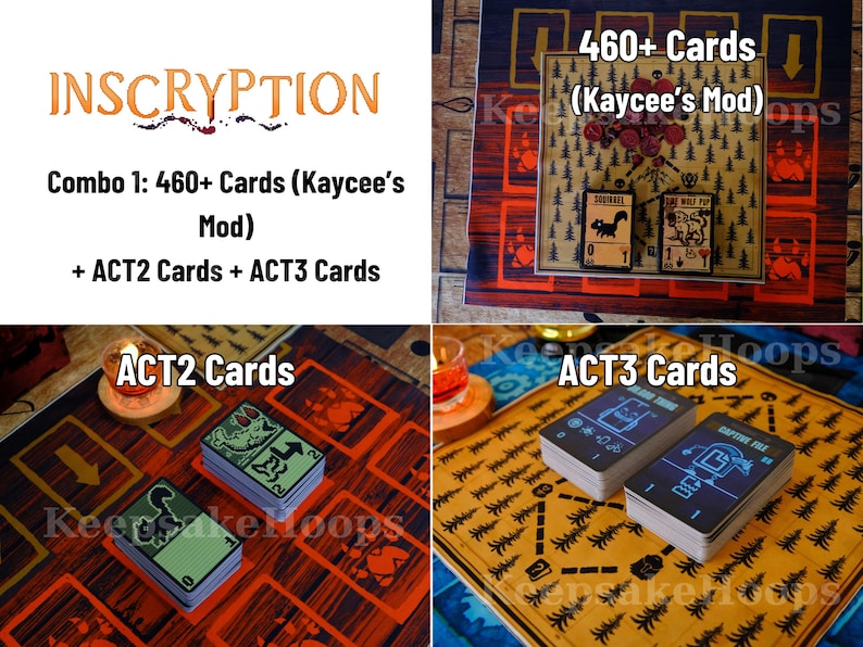 Inscryption Card Game • Kaycee's Mod Card Game • 460+ Cards • With ...