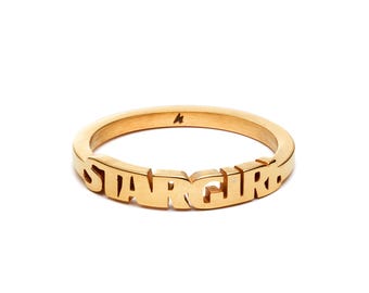 Anello "Stargirl" di The Weeknd • Regalo di gioielli ispirato all'album • Anello per gli appassionati di musica