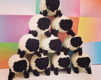 Patrón Oveja Crochet, Patrón Amigurumi, Patrón Juguete Crochet, Juguetes Bebe Crochet, Peluche Gigante, DIY PDF Lana Cordero