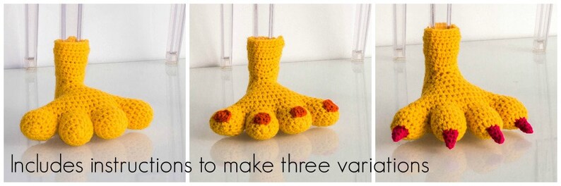 Monster Feet Yarn Bomb Crochet Pattern PDF, Yarnbombing Street Art Public Art DIY image 3