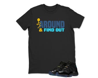 Jordan 11 Gamma Matching Sneaker Tee Shirt , Unisex Shirt Match Sneaker