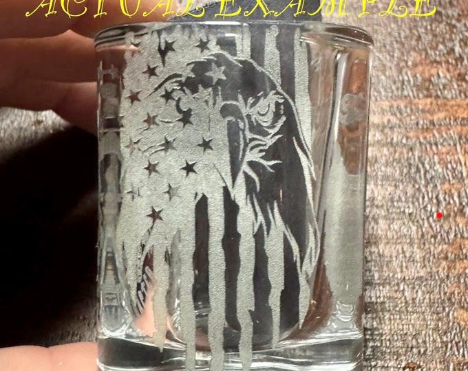 Featured listing image: Personalized Square Shot Glasses (Set of 2)