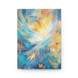 Hardcover dagboek Heilige Geest gebedstuin: religieus cadeau
