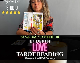 Głęboki odczyt tarota miłosnego, o tej samej godzinie, wskazówki psychiczne (PDF)