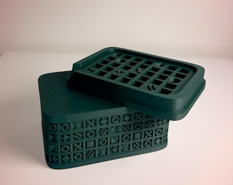 Mydelniczka + ozdobna kratka na talerze | Organizer drukowany w 3D | Plik STL do druku 3D