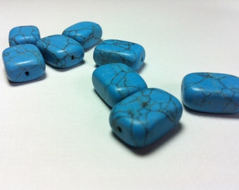 Blue Howlite Nuggets