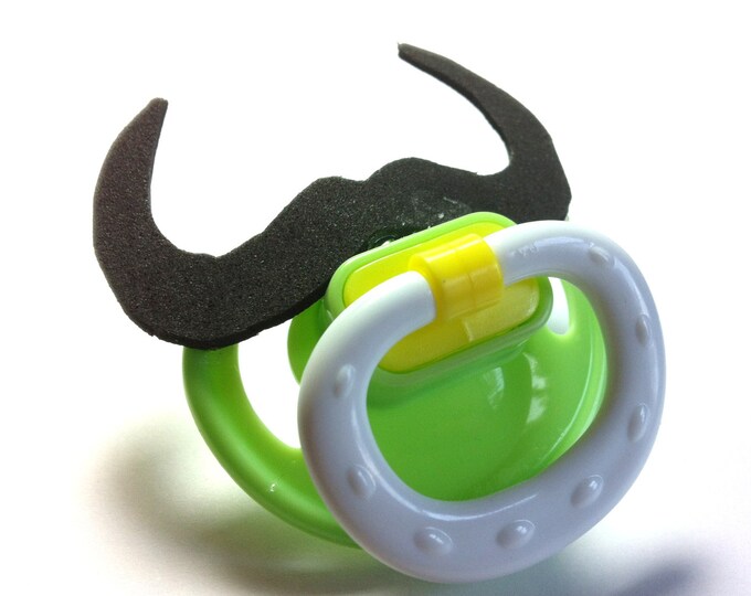 Mustache Pacifier the Salvador Dali Etsy