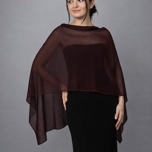Sciarpa Poncho Velata SHU-SHI, Donne - Top In Maglione Con Volant Lavorato A Maglia Leggero Con Coprispalle Velato Blu Navy 106799896 Coprispalle Per Serate