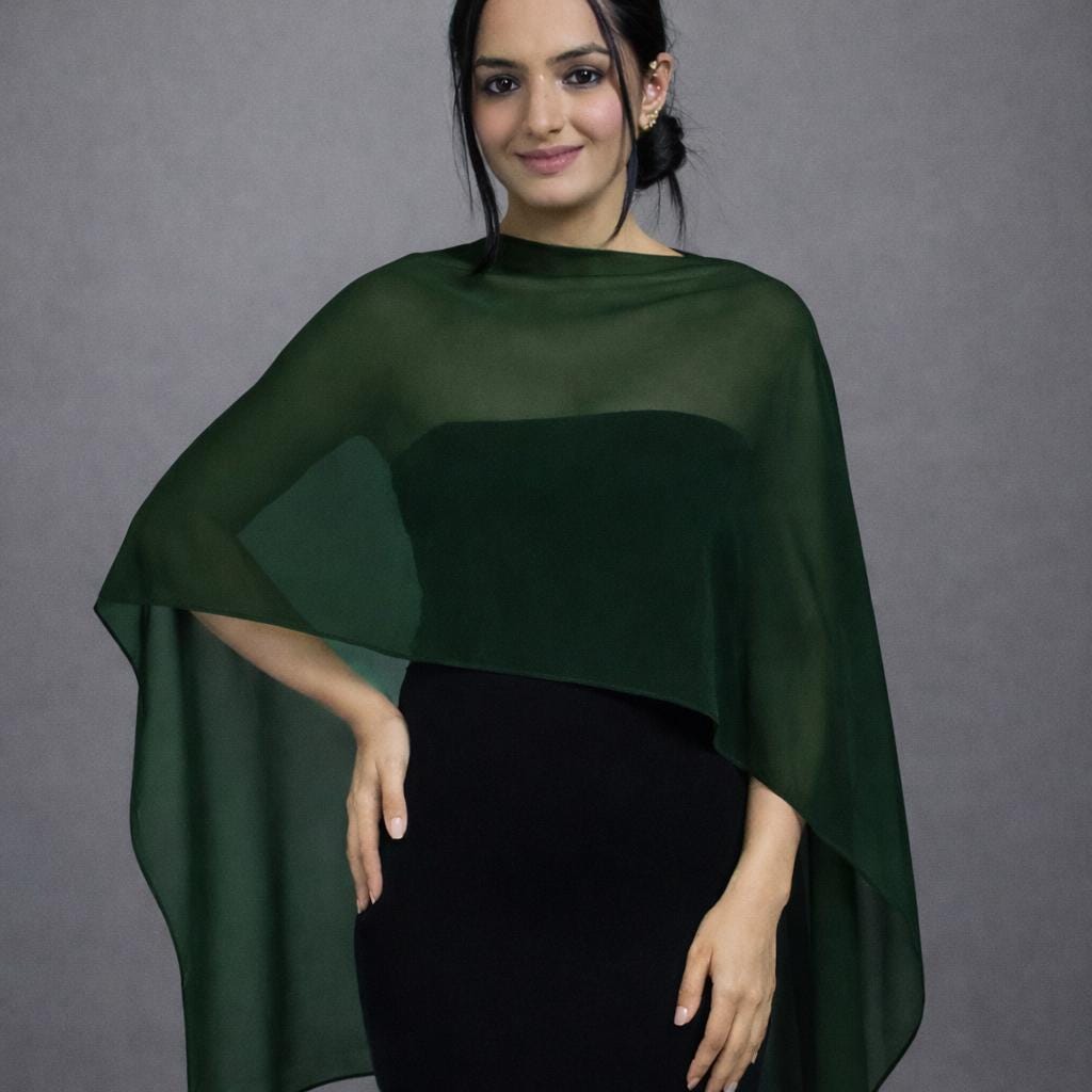 Green Evening Wrap - Etsy