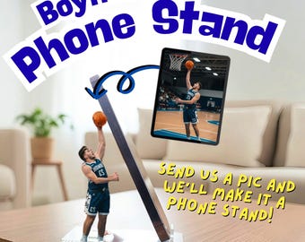 Gift for Girlfriend Custom Photo Phone Stand Personalized Acrylic Holder Romantic Anniversary Birthday Valentine’s Day Keepsake for Him /Her