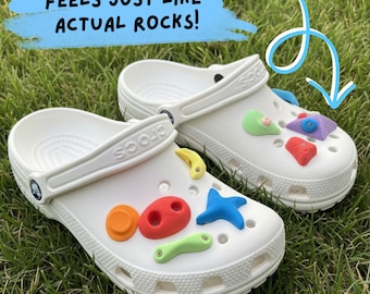 Rock Climbing Croc Charms Mini Climbing Hold Shoe Charms for Crocs Bouldering Gifts for Climbers Outdoor Gym Accessory Custom Color Set of 5