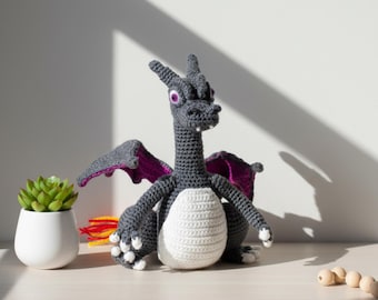Dragon Archi – Hand-Crocheted Dragon Plush Toy