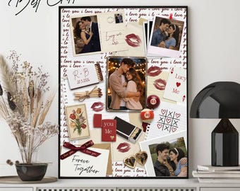 Gepersonaliseerde jubileumposter luciferboek | DIY-fotoherinnering (canvasjabloon)