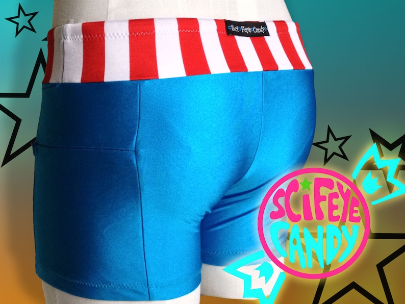 America Hero Swim Trunks by SciFeyeCandy image 4