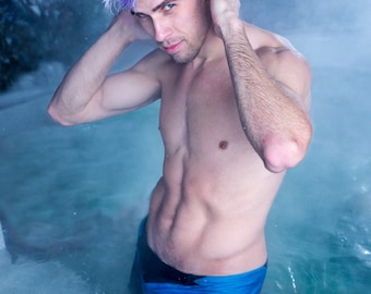 Knightwing Swim Trunks by SciFeyeCandy