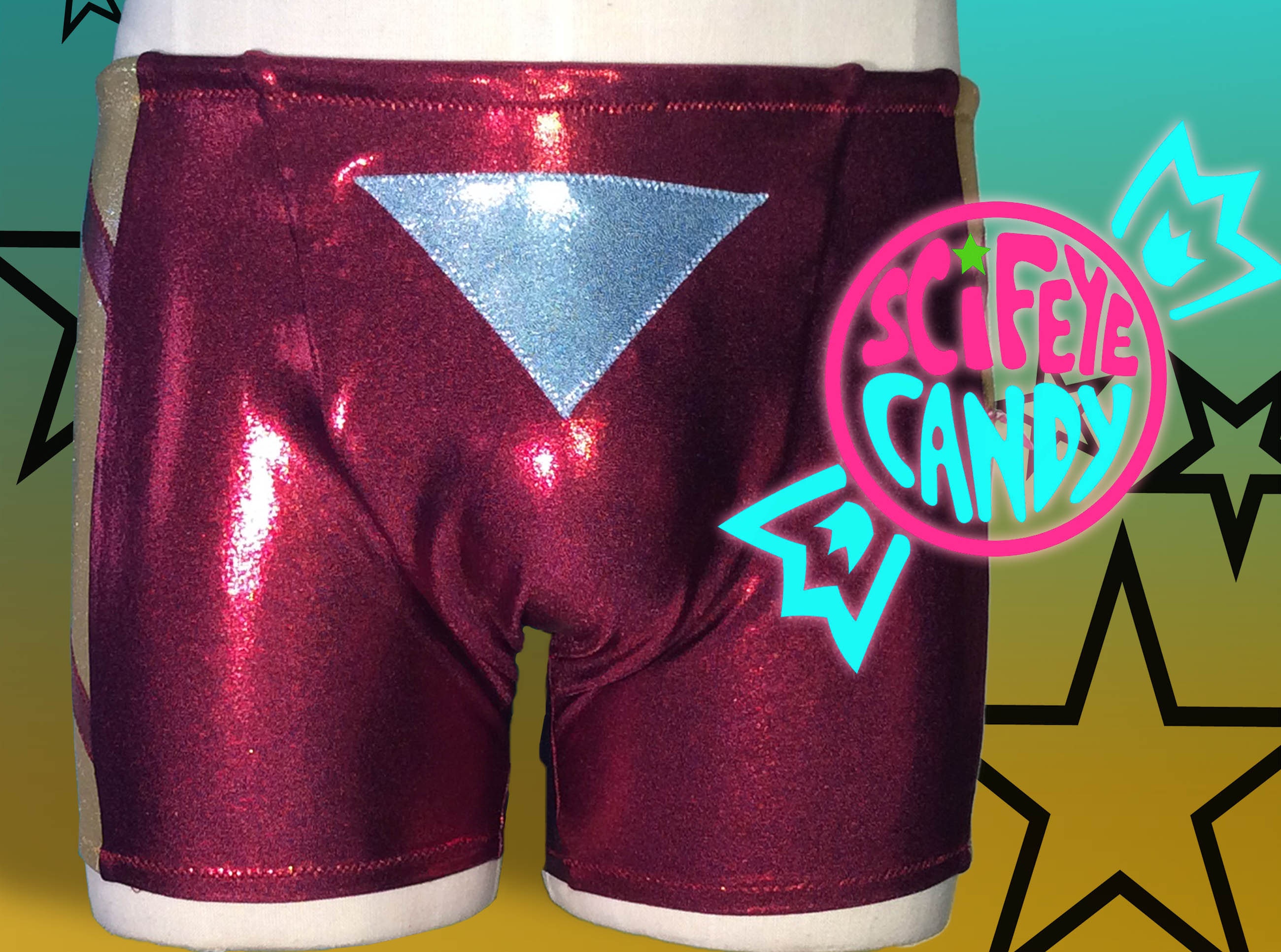 Mens Iron Swim Trunks by Scifeyecandy 