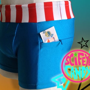 America Hero Swim Trunks by SciFeyeCandy image 3