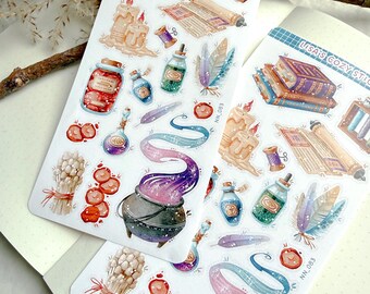 Little Witch Stickers | Scrapbook, Planner Stickers | NN_083