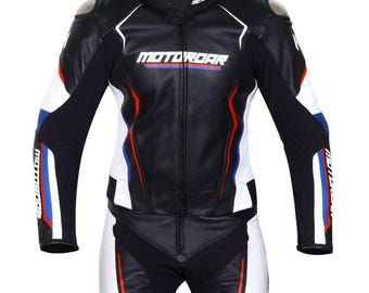 Mono de motociclismo de cuero Motoroar: protección homologada CE
