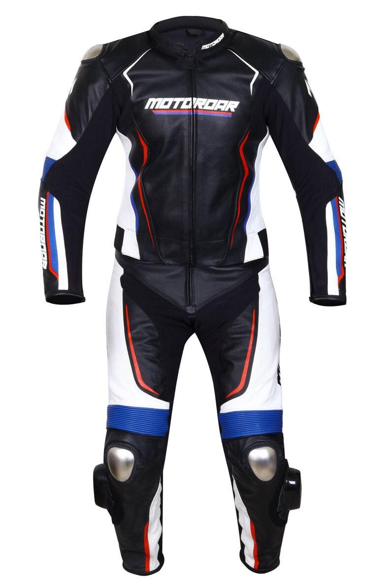 Motor Racing Outfir Motoroar Leather Motorcycle Racing Suit: CE Approved Protection - Etsy