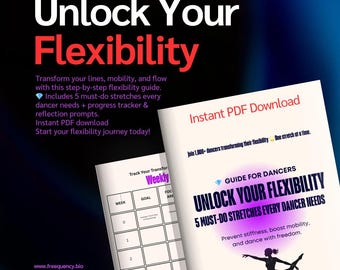 Guide d'assouplissement pour danseurs : 5 étirements pour la mobilité (PDF)