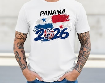 Panama 2026 Soccer Shirt, Global Soccer 2026 Panama Tee, Los Canaleros Fan Gift, Panama Flag Football Tee, Soccer Lover Tee, Panama Apparel