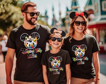 Koszulka z nadrukiem Disney Trip 2026, Koszulka Disney Trip, Koszulka Disney Family Vacation, Koszulka Disney Family Matching, Koszulka Disney Family 2026