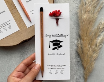 Personalized Graduation Party Pencils – Plantable Seed Favors for Guests