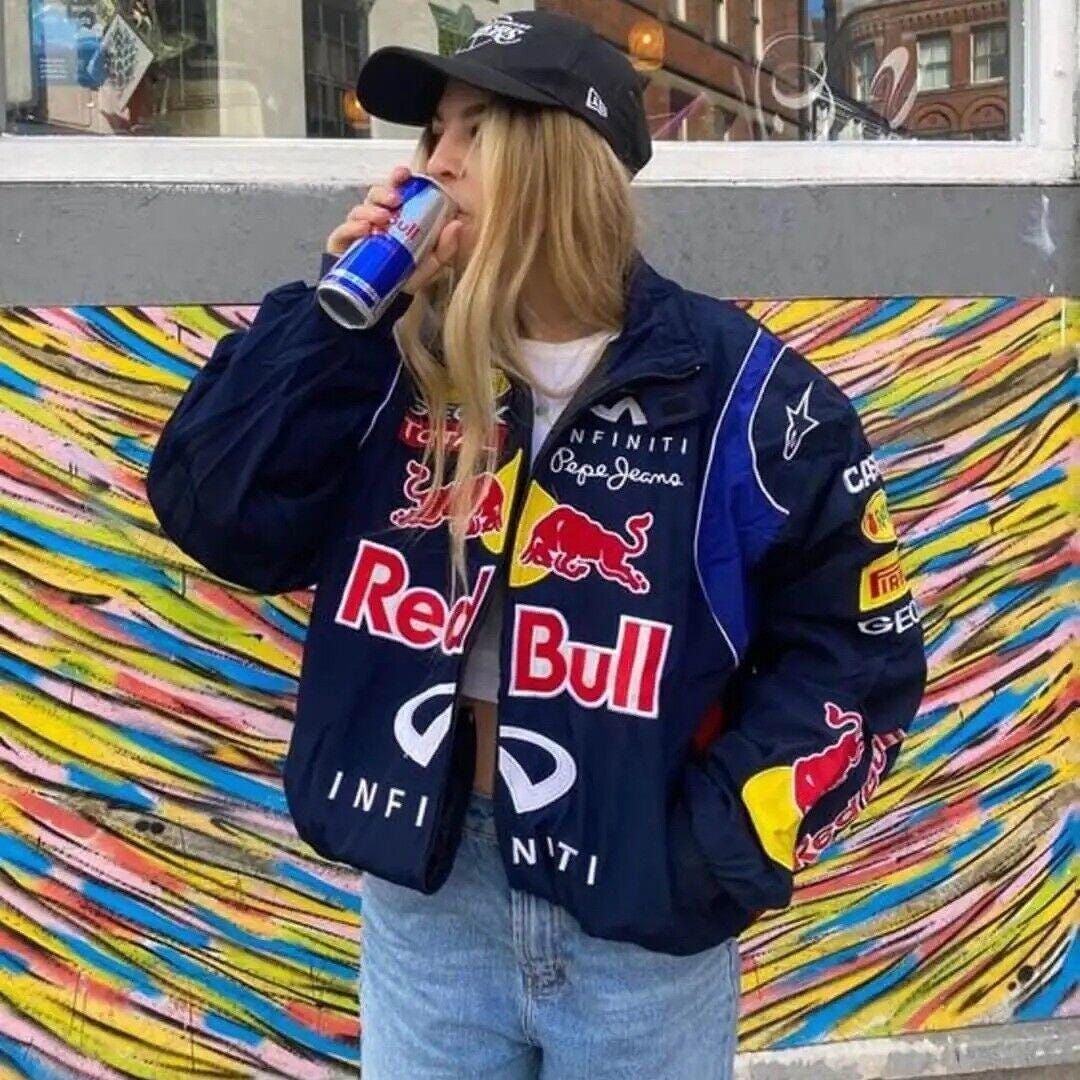 Formula 1 Red Bull Racing Jacket - Etsy Formula 1 Red Bull Racing Jacket - Etsy