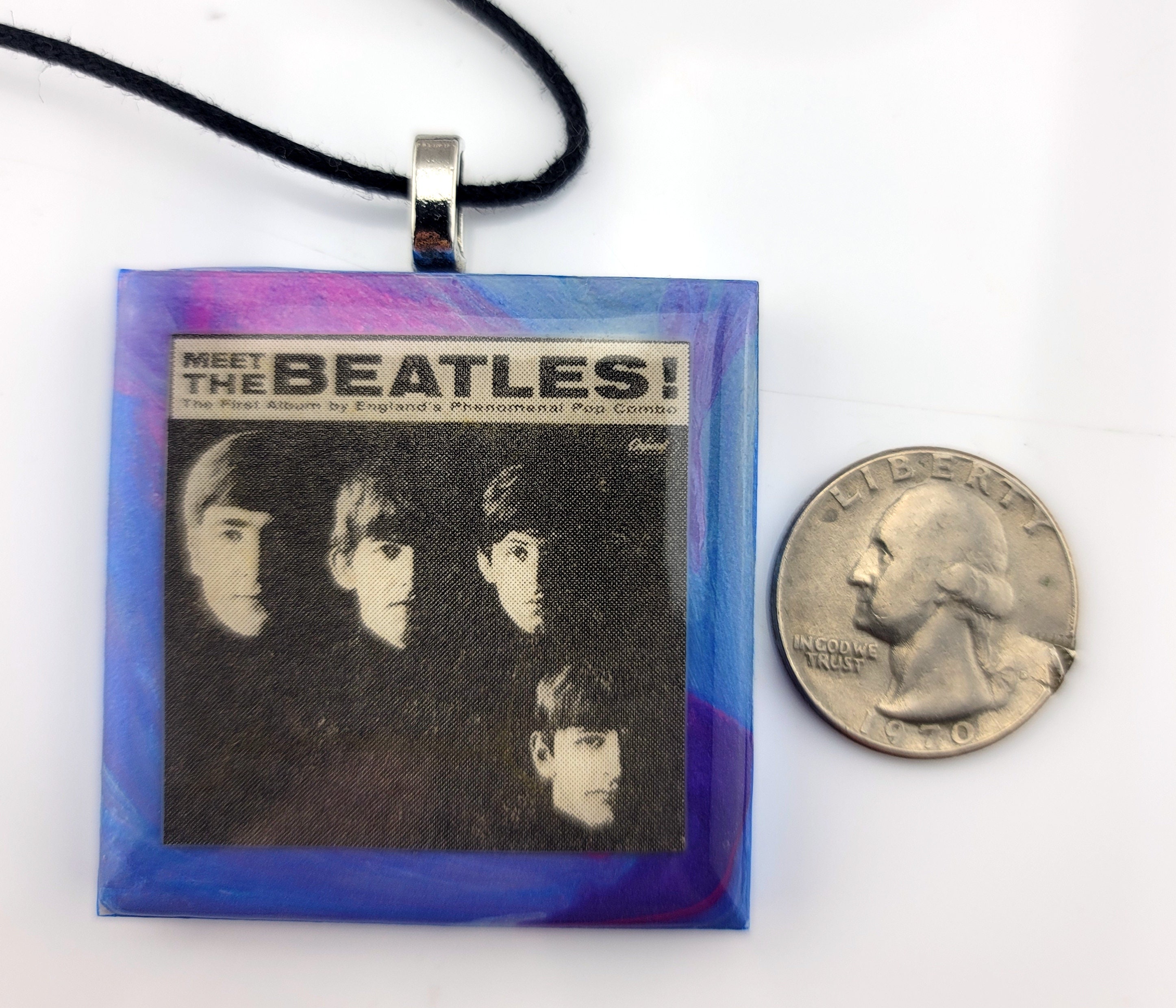 Introducing The Beatles Ceramic necklace made from AUTHENTIC Etsy