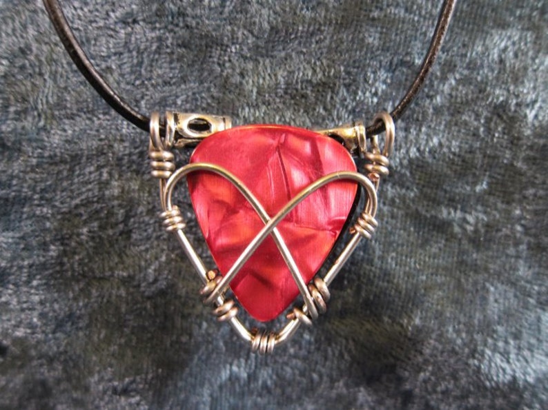 Guitar Pick Holder Necklace Handmade Guitar Pick Holder Etsy