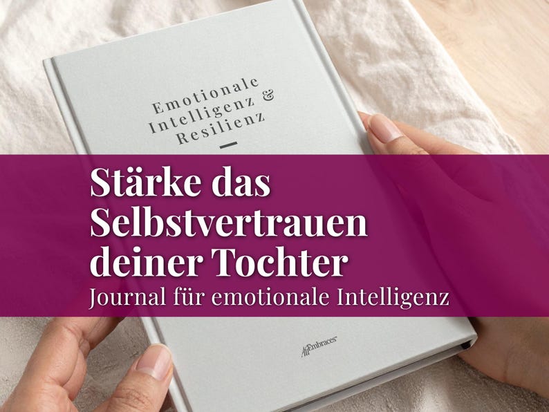 Mutter Tochter Journal für emotionale Intelligenz, Selbstvertrauen & Resilienz aufbauen, Geschenk für Tochter, Druckbare PDF bild 1