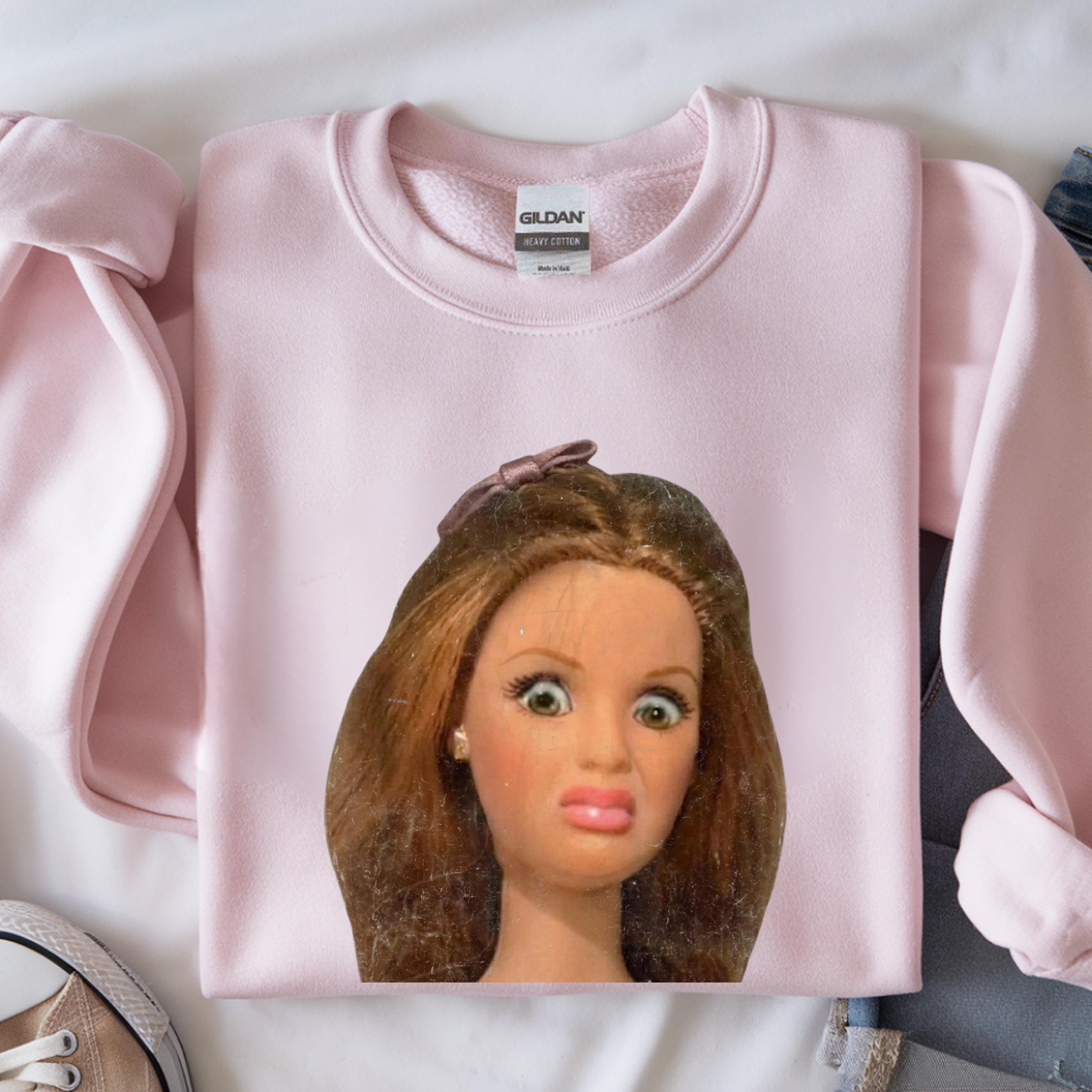 Barbie Maglietta da Donna Donne da Donna Che lavorano da casa novità Bianca Top S