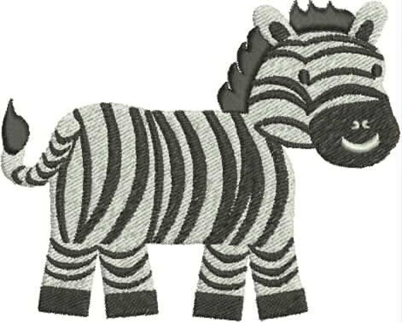 Zebra Embroidery Design Baby Animal Cute Infant Machine Etsy