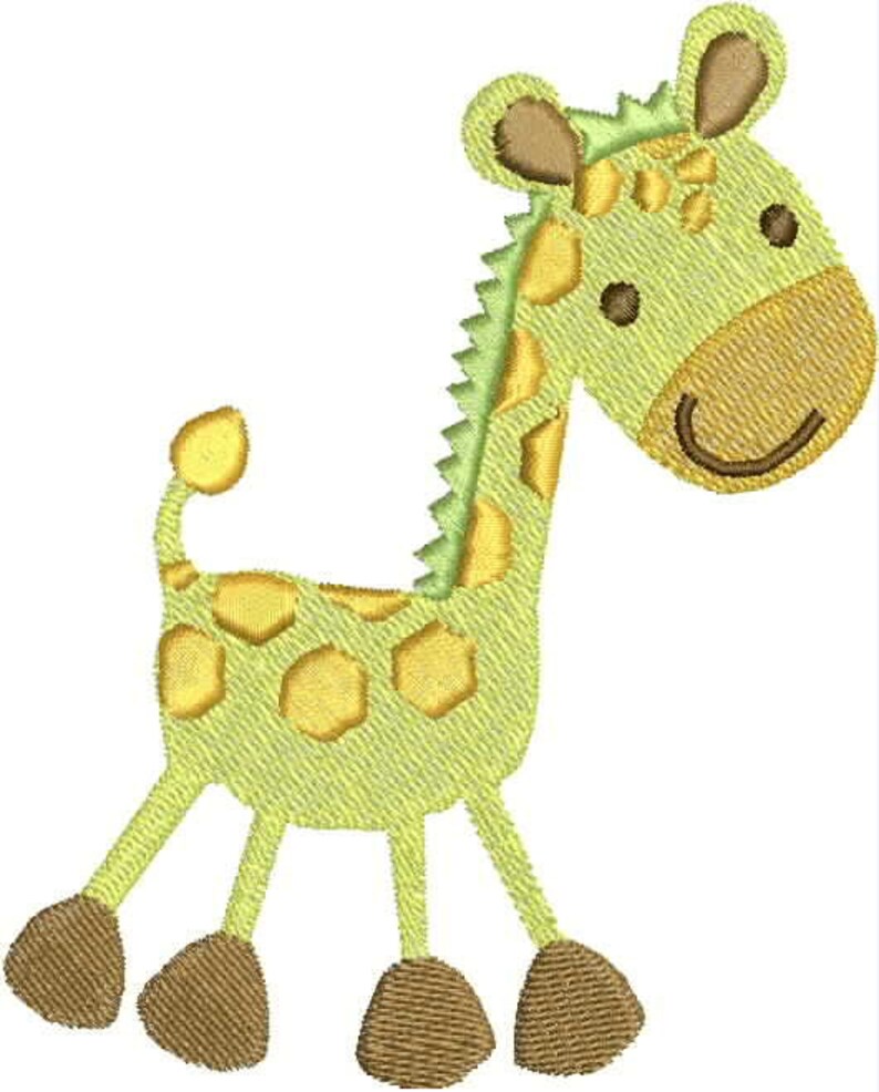Baby giraffe embroidery design baby animal cute infant  etsy