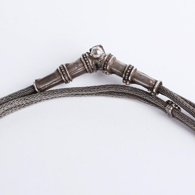 hand made Pure Silver Necklace from the Far East