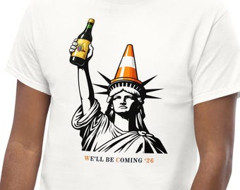 Camiseta unisex para aficionados al fútbol de Escocia, Mundial 2026 / Camiseta con estampado Liberty / ¡Ya vendremos!