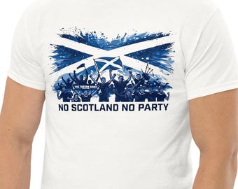 Camiseta sin estampado de Escocia para aficionados al fútbol / Mundial 2026