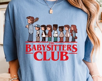 Babysitters Club Parody T-Shirt, 80s Retro Sci-Fi TV Show Fan Apparel