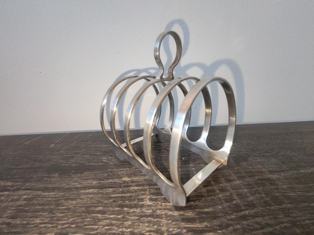 Cardinal Rack Antique 1920s Elkington Silver Plate Toast Rack Cardinal Plate Art Deco ...