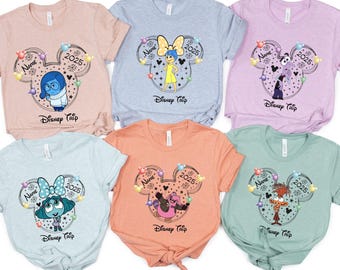 Custom Disney All Characters Shirt, Disney Trip 2026 Shirt, Disneyworld Shirts Disney Tees, Disney Family Shirt, Disneyland Characters Shirt