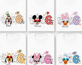 Custom Mickey & Friends 2026 Disney Family Trip Shirt