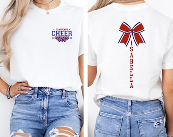 Custom Cheer Team Sweatshirt, Personalized Cheerleader Gift