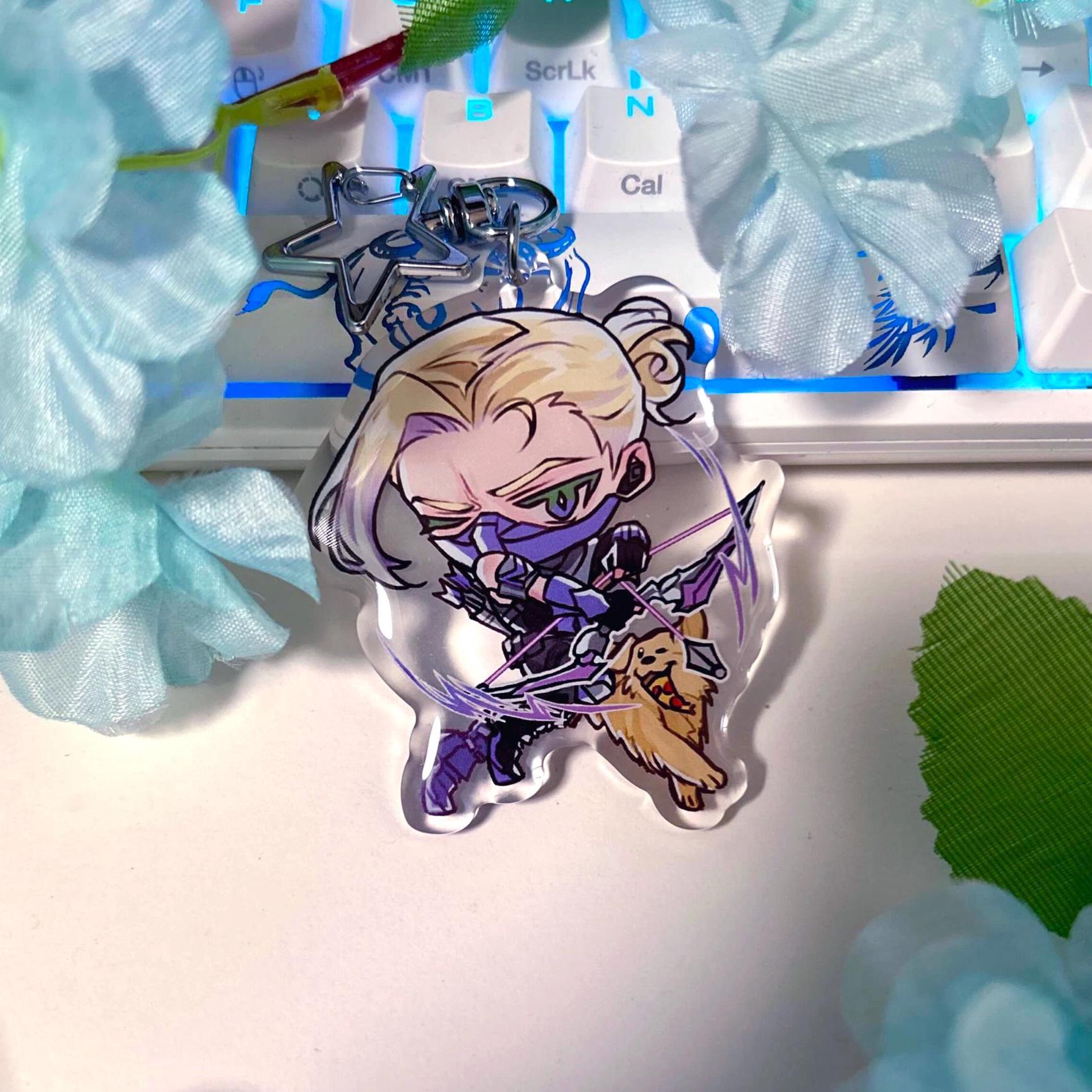 2.5 Inch Double Side Printing Rivals Fanart Epoxy Keychains - Etsy